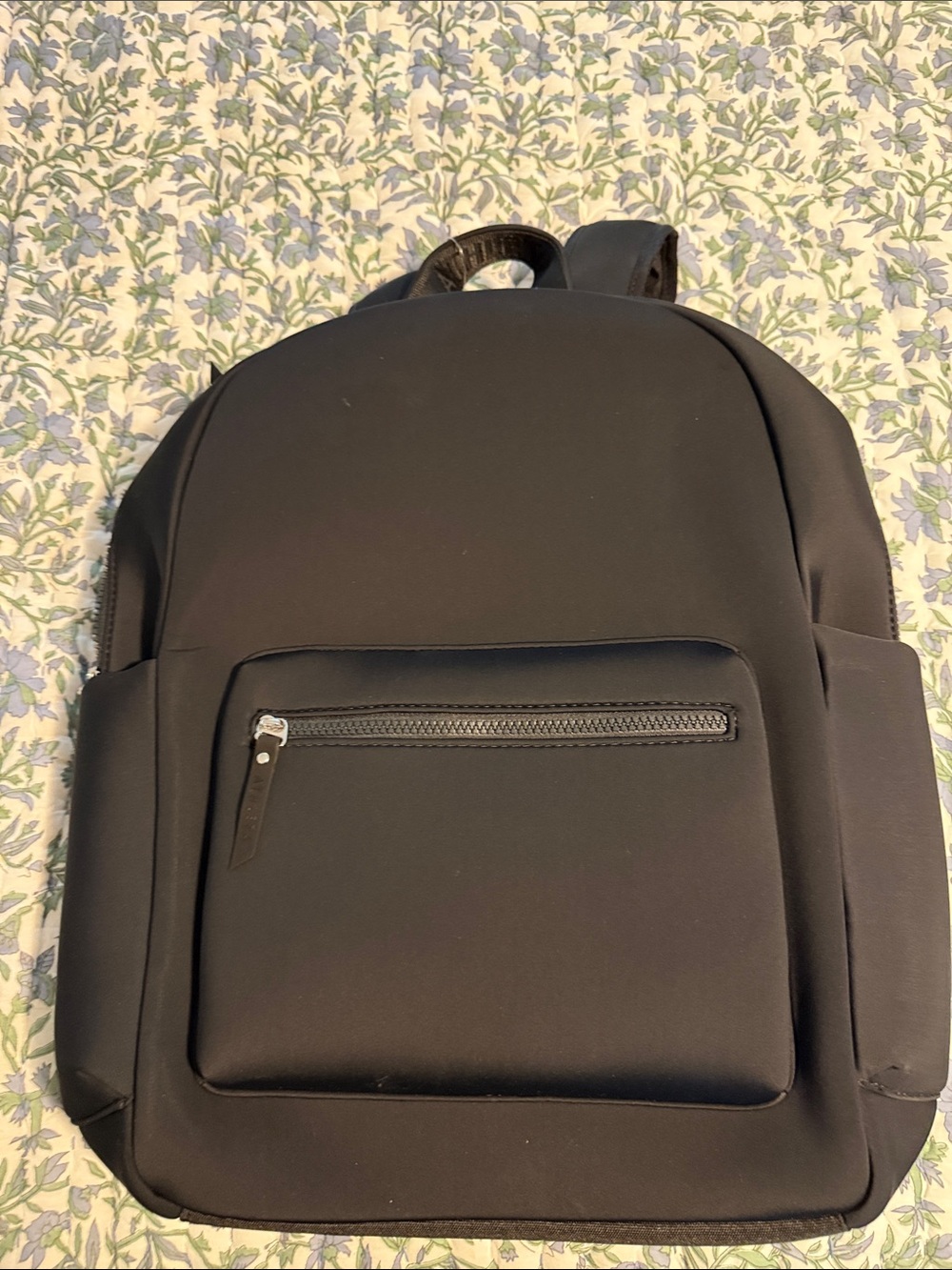 Athleta Black Everyday Backpack with Front Zip Pocket